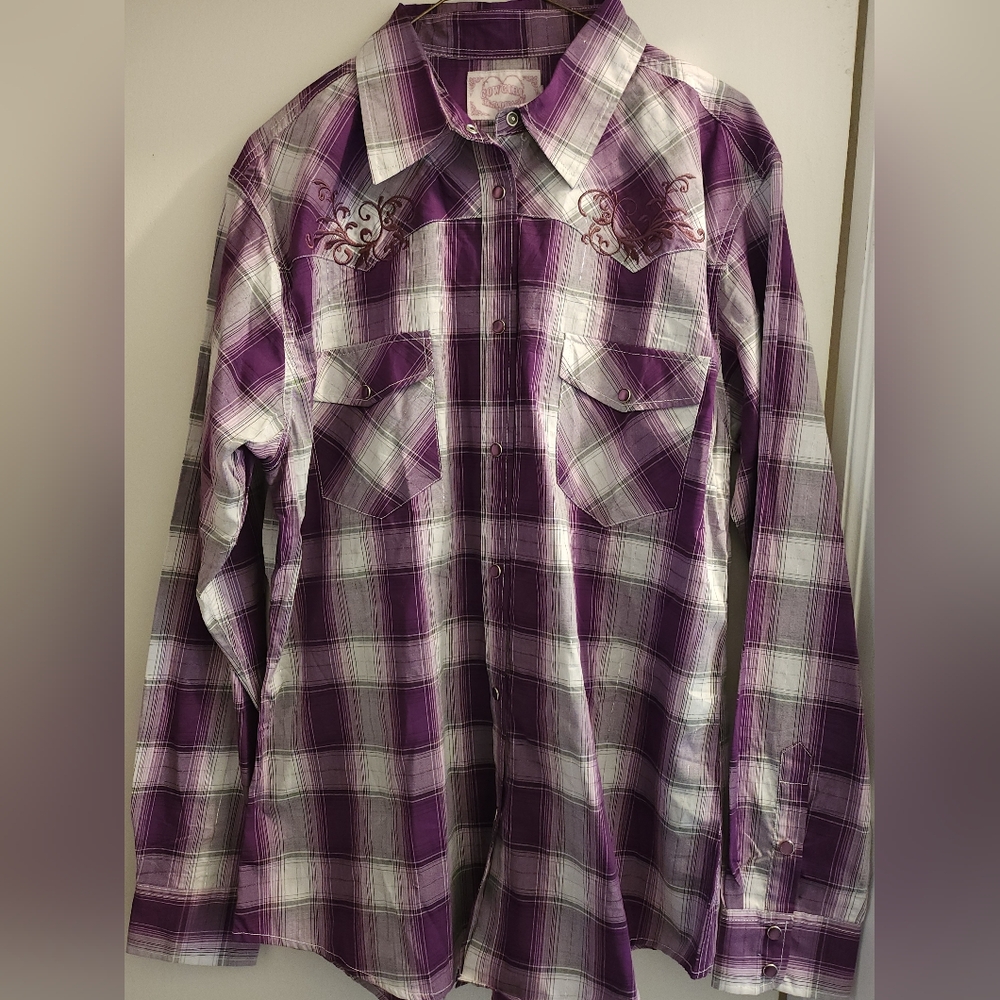 Cowgirl Hardware Cotton Shirt, Size xxl. NWT.